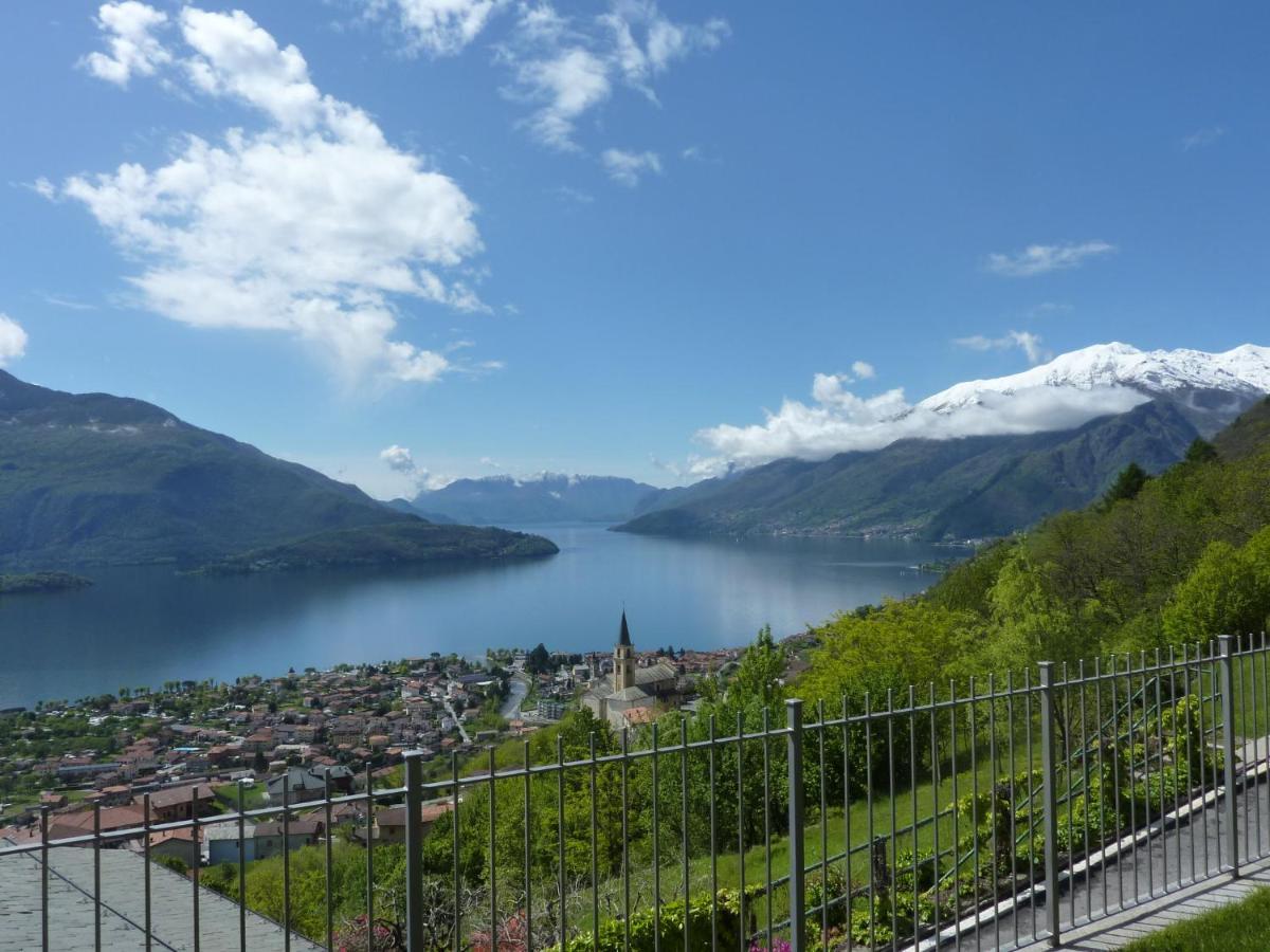 Villa Valuri Vista Magnifica Sul Lago Di Como Appartamento Piano Terra Vercana Kültér fotó